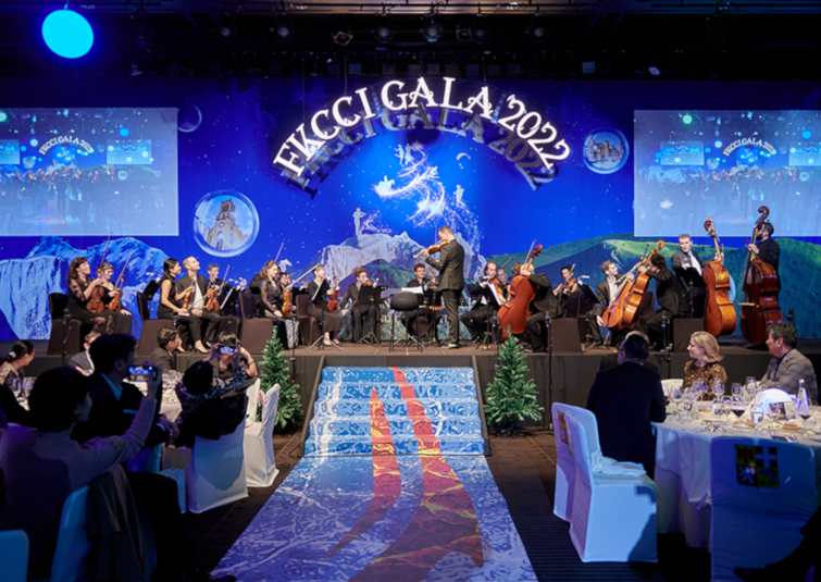 Concert de l’Orchestre national d’Auvergne lors du Gala 2022 de la FKCCI