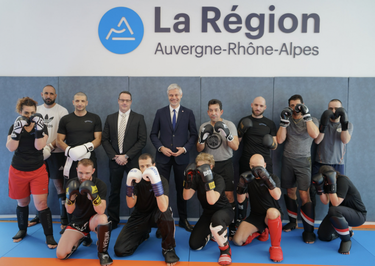 Inauguration salle de sport forces de l'ordre 1