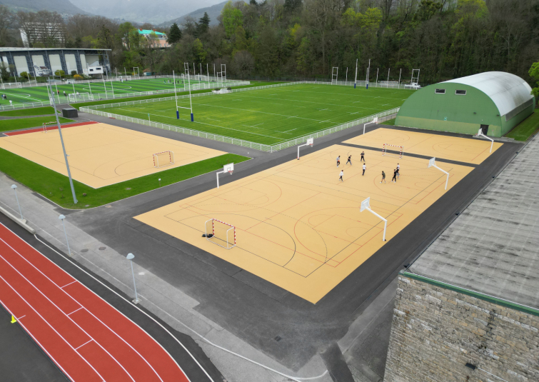 Lycée Monge inauguration plateaux sportifs 4
