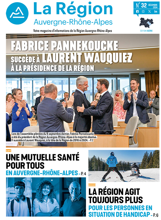 Couv Mag 32 - © Région Auvergne-Rhône-Alpes Couv Mag 32