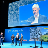 Le président de la Région Laurent Wauquiez a annoncé le retour du Tour de France au puy de Dôme. 