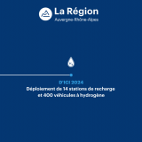 D'ici 2024 Déploiement de 14 stations de recharge  et 400 véhicules à hydrogène