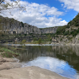 Cirque de Gens en Ardèche plage 4