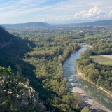 Vue sur rivière Ardèche