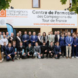inauguration CFA Compagnons du Tour de France Aigueblanche 7