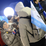 JO arrivée anneaux Courchevel 4