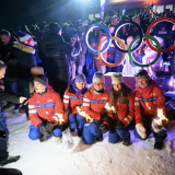 JO arrivée anneaux Courchevel 11
