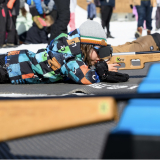 Grand Retour délégation para + drapeau Chamrousse 15