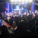 Grand Retour délégation para + drapeau Chamrousse 17