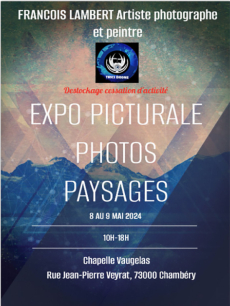 Expo photos de paysages et peinture