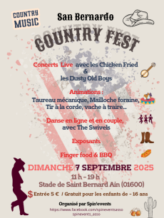 COUNTRY FESTIVAL à SAN BERNARDO