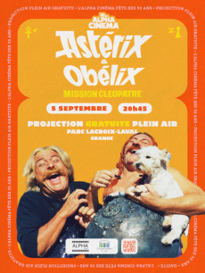Projection plein air : Astérix et Obélix : mission Cléopâtre