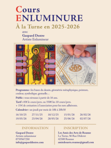Cours d’enluminure 2025-2026