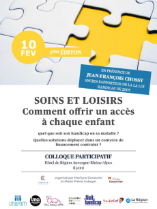 Journée Enfance &amp; Handicap - Loisirs et soins, comment offrir une solution à chaque enfant ?