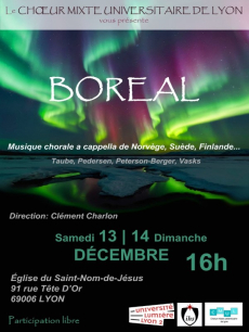 &quot;Boréal&quot; - Concert choral