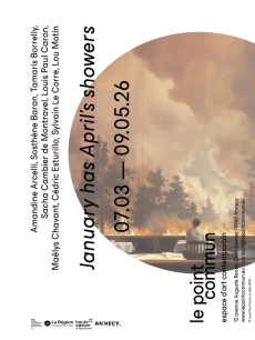 Exposition collective · January has April's showers