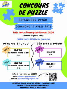 Concours de Puzzle - Replonges