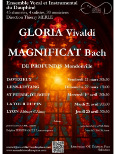 Concert Splendeur de la musique baroque de l'Ensemble Vocal du Dauphiné