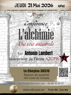 Conférence : L’Achimie, une voie ancestrale avec Antonin Lambert