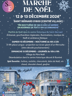 Marché de Noël de Saint-Bernard 2026