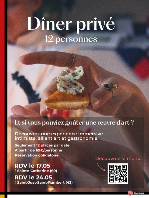 🖼️ Un dîner où l’art se savoure – Expérience immersive autour d'un artiste 🖼️ Un dîner où l’art se savoure – Expérience immersive autour d'un artiste