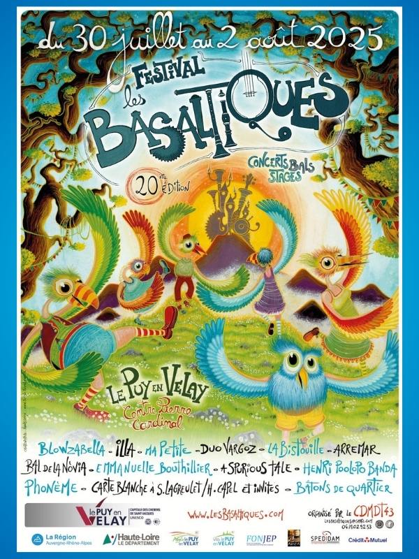Festival Les Basaltiques 2025: Les 20 ans! Festival Les Basaltiques 2025: Les 20 ans!