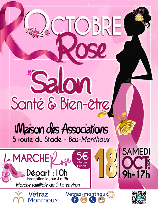 Octobre Rose - salon santé et bien-être Octobre Rose - salon santé et bien-être